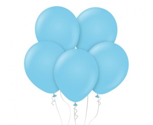 Balony Beauty&Charm, pastelowe blady niebieski 12"/ 10 szt.