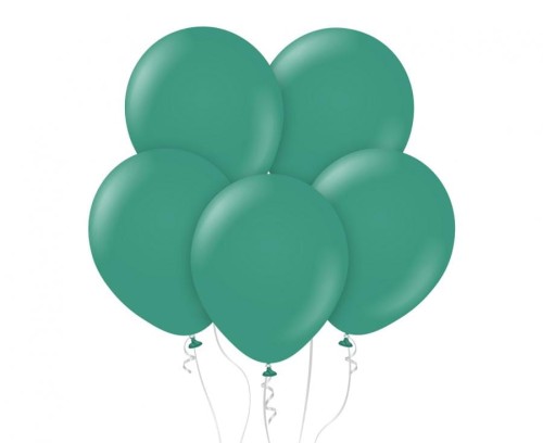 Balony Beauty&Charm, pastelowe butelkowozielone 12"/ 10 szt.