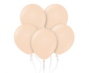 Balony Beauty&Charm, pastelowe cieliste 12"/ 10 szt.