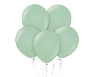 Balony Beauty&Charm, pastelowe bladozielone 12"/ 10 szt.
