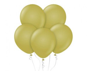 Balony Beauty&Charm, pastelowe oliwkowe 12"/ 10 szt.