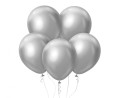 Balony Beauty&Charm, platynowe srebrne 12"/ 5 szt.