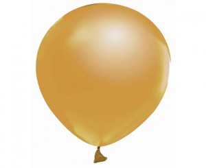 Balony Beauty&Charm, metaliki c. złote 5"/ 20 szt.