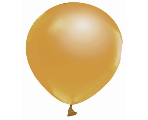 Balony Beauty&Charm, metaliki c. złote 5"/ 20 szt.