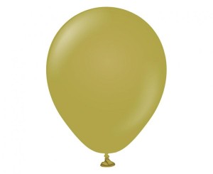 Balony Beauty&Charm, pastelowe oliwkowe 5"/ 20 szt.