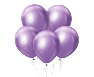 Balony Beauty&Charm, platynowe j. fioletowe 12"/ 7 szt.