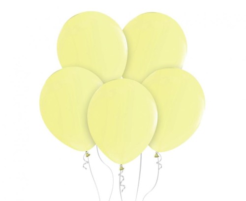 Balony Beauty&Charm, makaronowe, waniliowe 18" / 5 szt.