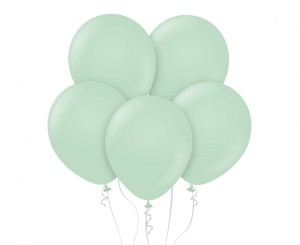 Balony Beauty&Charm, makaronowe j. zielone 12"/ 50 szt.