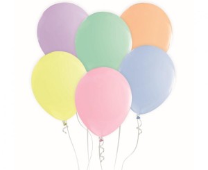 Balony Beauty&Charm, makaronowe mix 12"/ 50 szt.