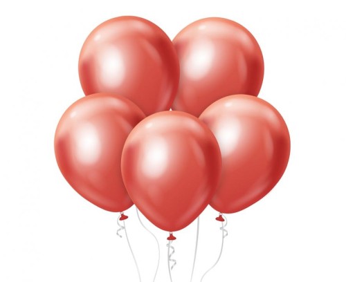 Balony Beauty&Charm, platynowe j. czerwone 10"/ 50 szt.