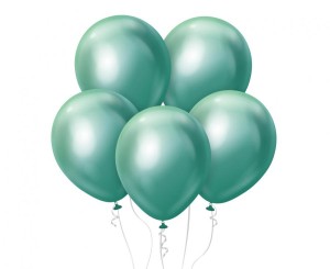 Balony Beauty&Charm, platynowe zielone 12"/ 50 szt.