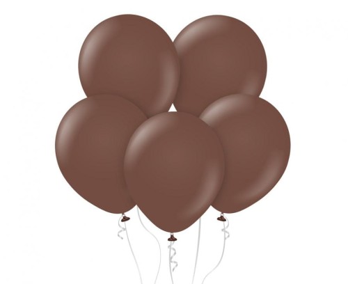 Balony Beauty&Charm, pastelowe czekoladowe 12"/ 50 szt.