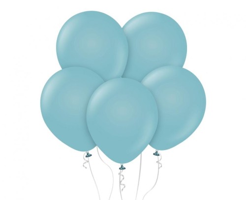 Balony Beauty&Charm, pastelowe lazurowe 12"/ 50 szt.