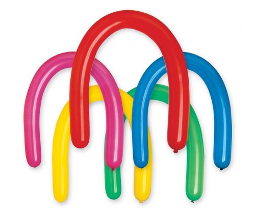 Balony D6 - Rurki włoskie, typ 350, mix 80/ 100 szt.