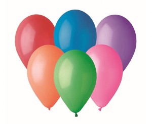 Balony G120 pastel 13" - różnokolorowe 80 / 50 szt.