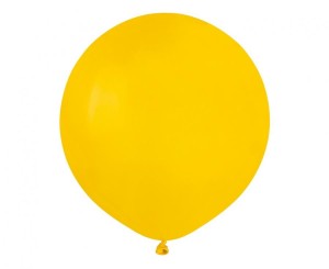 Balony G150 pastel 19" - żółte 02/ 50 szt.