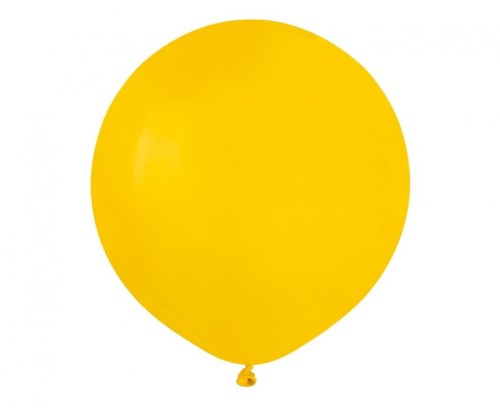 Balony G150 pastel 19" - żółte 02/ 50 szt.