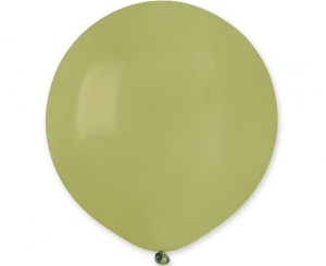 Balony G150 pastel 19" - zielone oliwkowe 98/ 50 szt.