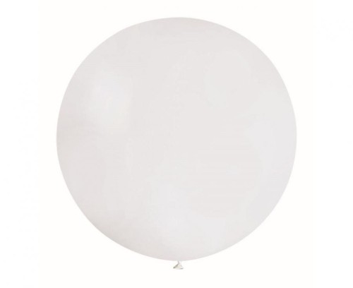 Balon G220 pastel kula 0.75m - biała 01