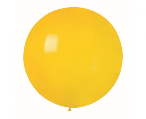 Balon G220 pastel kula 0.75m - żółta 02