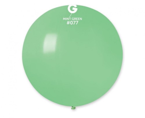 Balon G220 pastel kula 0.75m - zielona miętowa 77 (macaron)