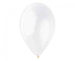 Balony G90 pastel 10" - transparentne 00/ 100 szt.