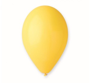 Balony G90 pastel 10" - żółte 02/ 500 szt.