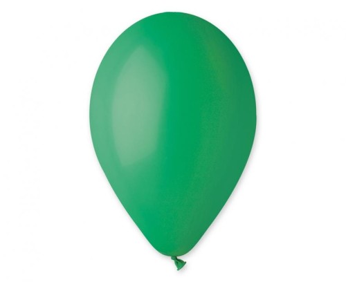 Balony G90 pastel 10" - ciemnozielone 13/ 100 szt