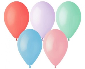 Balony G90 pastel 10" - mix Macaron/ 100 szt.