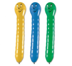 Balony Premium Dżdżownice długie, 95 cm / 3 szt.