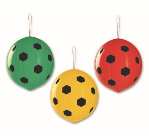 Balony Premium Piłka nożna, piłki z gumką, 3 szt.