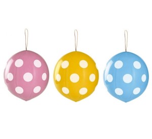 Balony Premium Grochy, piłki z gumką, 3 szt.