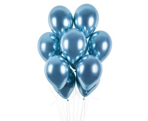 Balony GB120 shiny 13 cali - niebieskie/ 50 szt.