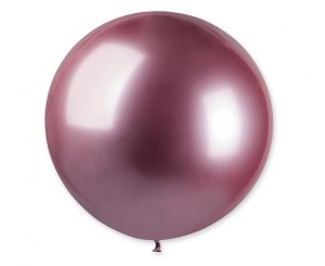 Balon GB30, kula shiny 0,80m - różowa 91