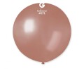 Balon GM220, kula metalik 0.65m - różowo-złota 71