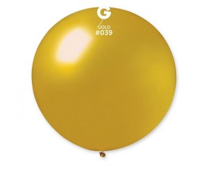 Balon GM30, kula metal 0.80m - złota 39