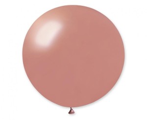 Balon GM30, kula metal 0.80m - różowo-złota 71