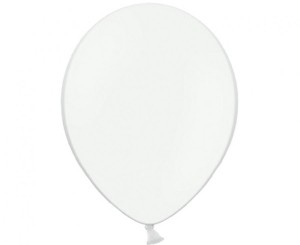 Balony B85 Pastel White 100 szt.