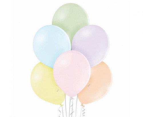 Balony D1 Pastel Macaron Assorted 50 szt.