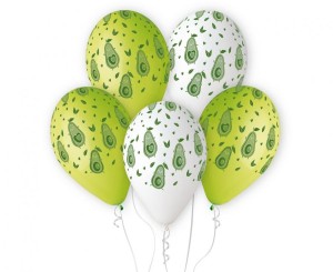 Balony Premium Hel Awokado, 13"/ 5 szt. KK
