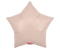 Balon Ibrex Hel, gwiazda 15", Shell Pink, 5 szt.