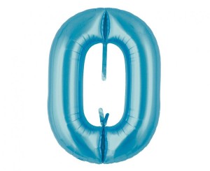 Balon Ibrex Chain Hel, ogniwo 29"x21", Metallic Light Blue, 5 szt.