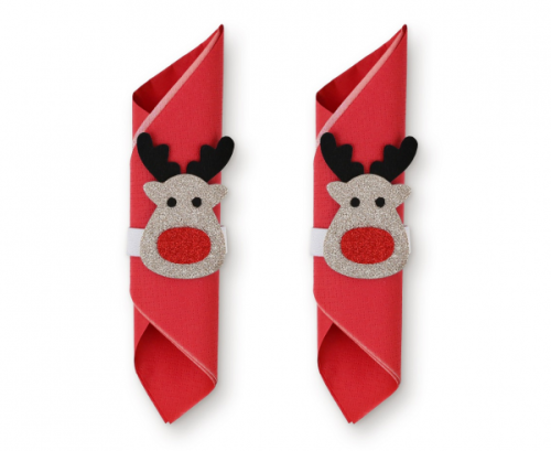 Ozdoby na serwetki "Renifer" 2 szt.