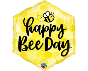 Balon foliowy 20" QL SHP Happy bee day