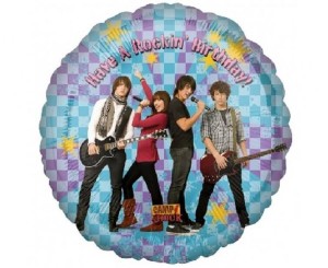 Balon foliowy 18" CIR - "Camp Rock Rockin BDAY" KK