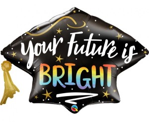 Balon foliowy 41" QL SHP "Your Future Is Bright"