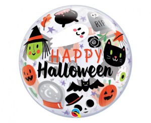 Balon foliowy 22" QL Bubble Poj. "Everything Halloween"