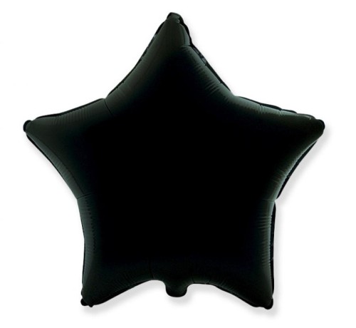 Balon foliowy 18" FX - "Gwiazda" (czarna)