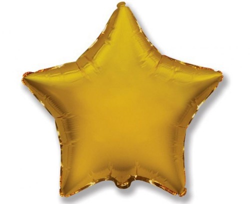 Balon foliowy 18" FX - "Gwiazda" (złota)