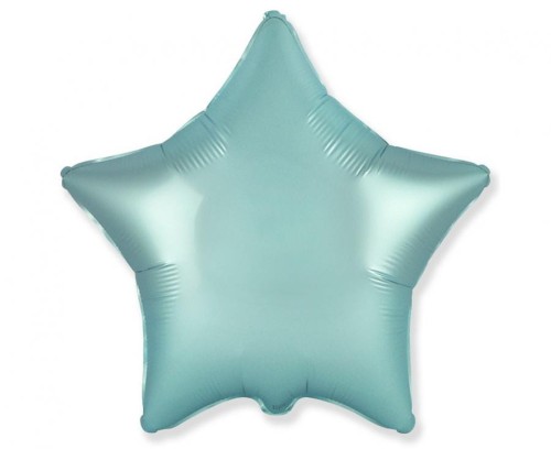 Balon foliowy 18" FX - Gwiazda (satynowy pastel jasnoniebieski)